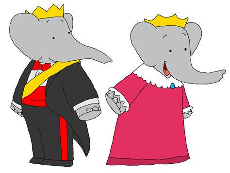 King Babar and Queen Celeste - Kids - Fancy Dress by KingLeonLionheart ...