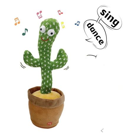 Wholesale Plush Cactus Toy Dance Twisting Dancing Talking Cactus