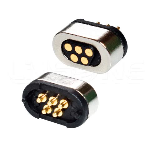 Magnetic 5 Pin Pogo Charging Connector With Powerful Force Design Buy