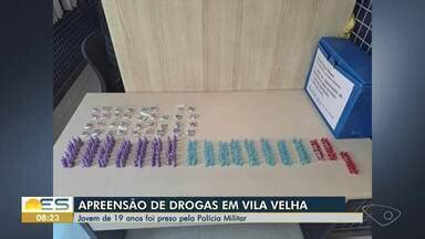 Bom Dia ES Apreensão de drogas em Vila Velha e jovem de 19 preso