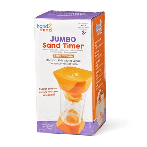 Hand2mind Jumbo Sand Timer 5 Minute Jr Toy Company