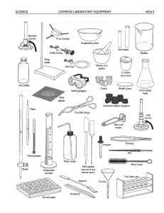 laboratory equipment and their functions