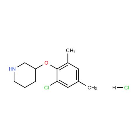 1220019 43 1 3 2 Chloro 4 6 Dimethylphenoxy Piperidine Hydrochloride