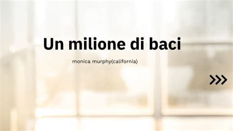 Un Milione Di Baci By Giulia Mencarelli