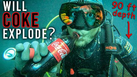 Will The Coke Explode Can We Drink Coke Underwater We Took Coke Scuba Diving Youtube