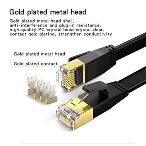 Lian Ethernet Cable 6ft Cat 8 Ethernet Cable Support Cat7 Cat5 Cat5e Cat6 Cat6e Standards High