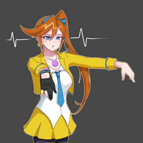 Hypnohub Ace Attorney Athena Cykes Blue Eyes Cleavage Cleavage Cutout Clothed Collarbone Dress