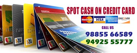 Spot Cash On Credit Cards In Hyderabad And Bangalore Only