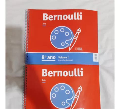 Kit Coleção Livros Bernoulli Arte 8º Ano Volumes 1 E 2 Ensino