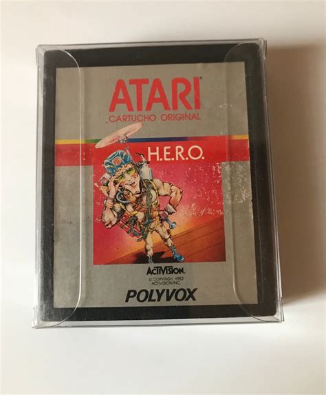 Rare Cartridge Polyvox Hero By Atari Brazilian Cartridge Etsy