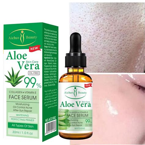 Aloe Vera Gel Pure Hyaluronic Acid Serum Facial Moisturizing Skin Repair Essence Whitening Anti