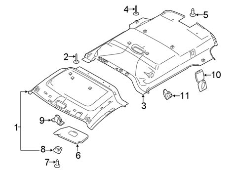 Ford Transit Connect Headliner Clip Retainer W709167ss34x Lakeland Ford Online Parts