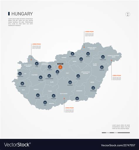 Map Of Hungary Infographic Vector High Res Vector Graphic Getty Images Hot Sex Picture