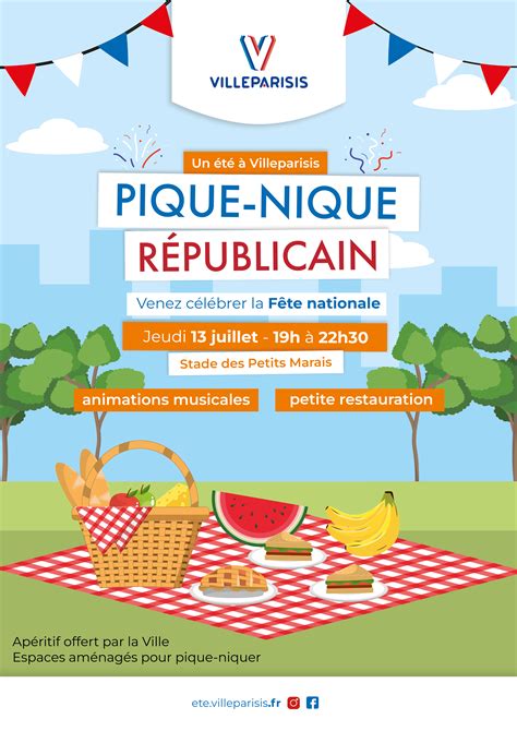 Pique nique républicain du 13 juillet Villeparisis