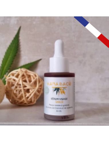 Sérum visage peau grasse au CBD Grace Équilibre et Matité Naturels