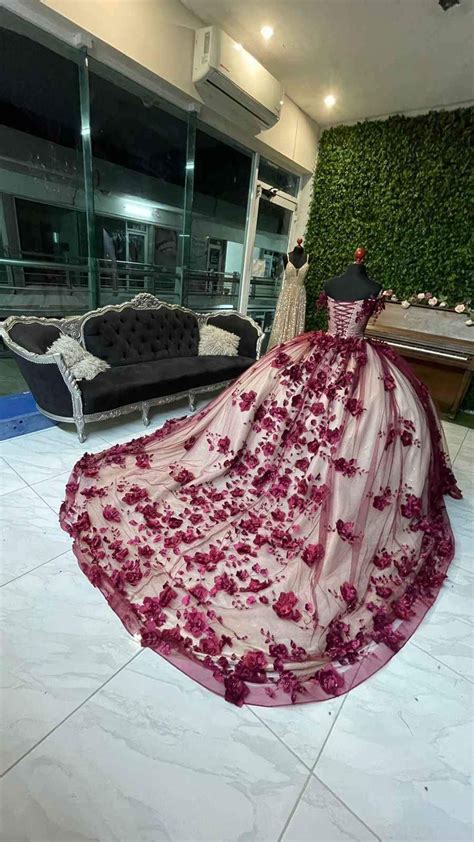 Red Quince Dresses Quinceanera Dresses Burgundy Quinceanera Themes