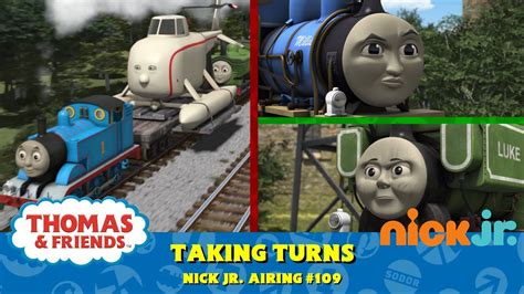 Thomas And Friends Taking Turns Uk Nick Jr Too Airing 109 Youtube