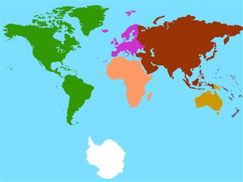 Regions of the World- Continents Diagram | Quizlet