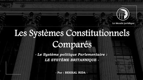 Les Systèmes Constitutionnels Comparés Le Régime Parlementaire