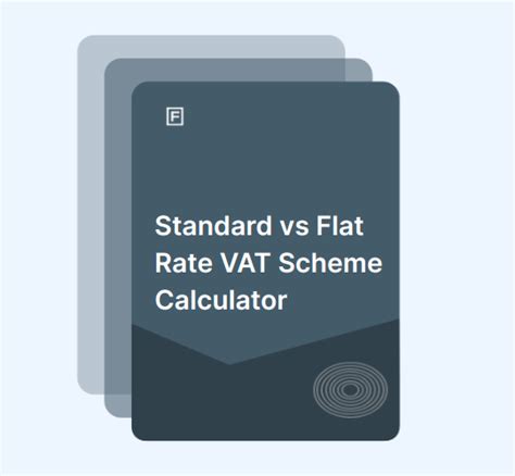 Standard Vs Flat Rate VAT Scheme Calculator