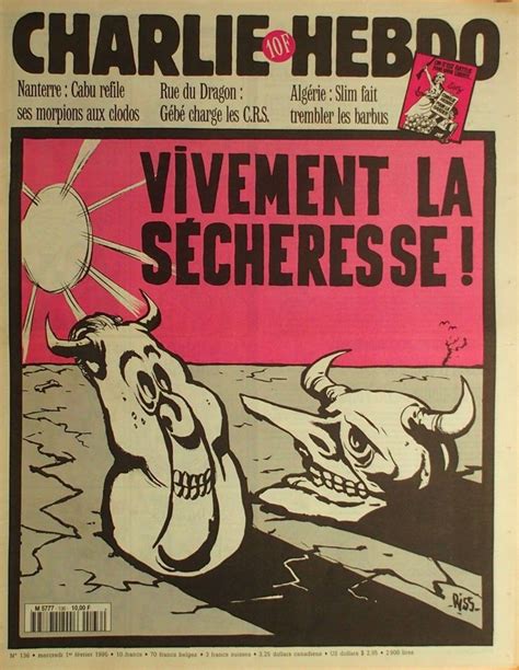 Charlie Hebdo 136 1er Février 1995 Couverture Riss Charlie