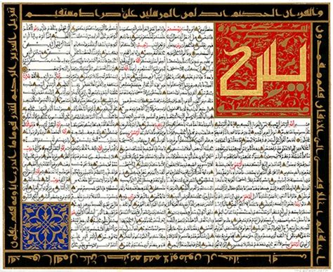 Surah Yasin - Calligraphy Poster (Framed)-3482