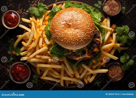 Fast Food Junk Food Hamburger Burger Tasty Fat Not Good Beef Meat