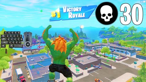 30 Elimination Solo Vs Squad Win Full Gameplay Fortnite Chapter 3 Season 2 Fortnite Pc Keyboard