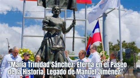 María Trinidad Sánchez Eterna en el Paseo de la Historia Legado de