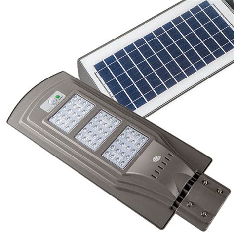 Refletor Luminária solar poste Led 60W sensor movimento GT520 Lorben