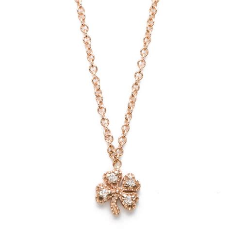 Diamond Four Leaf Clover Necklace Lenawald