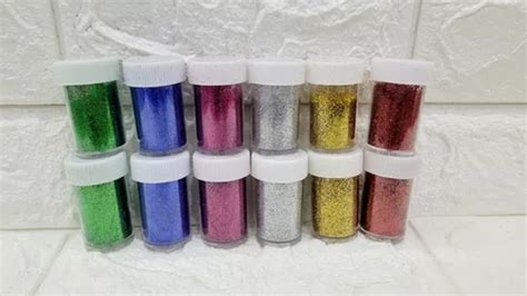 Kit Potinhos De Glitter Purpurina Brilho Artesanato Festa