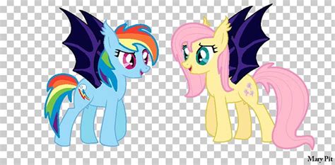 Pony Rainbow Dash Fluttershy Vampire Bat Png Clipart Cartoon