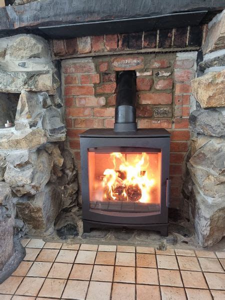 Mi Fires Tinderbox Large Installation Silver Stoves