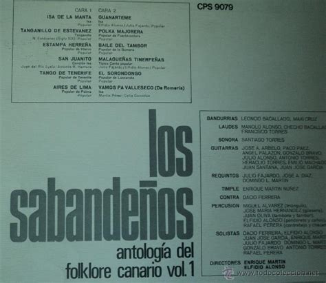 Los Sabandeños Antología Del Folklore Canario Comprar Discos Lp