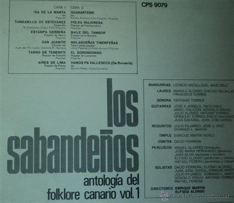 los sabandeños antología del folklore canario Comprar Discos LP