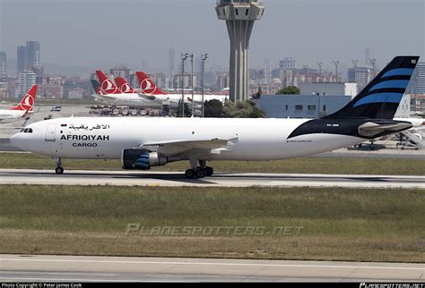 5A ONS Afriqiyah Airways Airbus A300B4 622R F Photo By Peter James