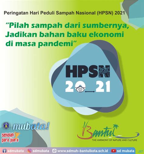 Peringatan Hari Peduli Sampah Nasional Hpsn 2021 Sd Muhammadiyah