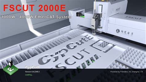 Fscut E Medium Power Laser Cutting System Cypcut Ethercat