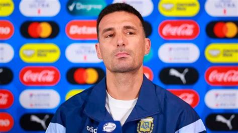 Scaloni No Quiso Confirmar Los Once Antes Del Debut En Copa América