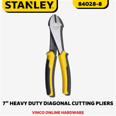 Stanley Heavy Duty Diagonal Cutting Pliers Stht Shopee Malaysia