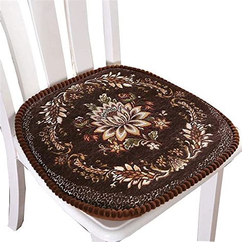 Nvzi European Style Kitchen Chair Cushions, Floral Seat Cushion with ...