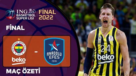 BSL Playoff Final Birinci Maç Özet Fenerbahçe Beko 85 76 Anadolu Efes