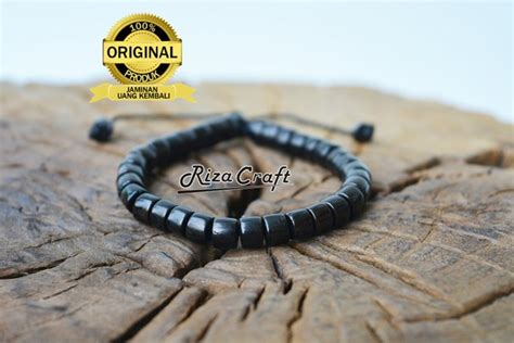 Jual Gelang Tasbih Kayu Koka Kokka Kaukah Asli Turki Kotak Hitam