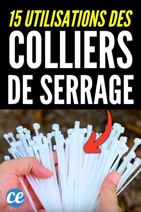 Colliers de Serrage 15 Utilisations Pratiques et Méconnues Collier