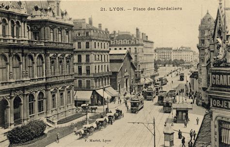 Lyon Lyon Place Des Cordeliers Carte Postale Ancienne Et Vue D