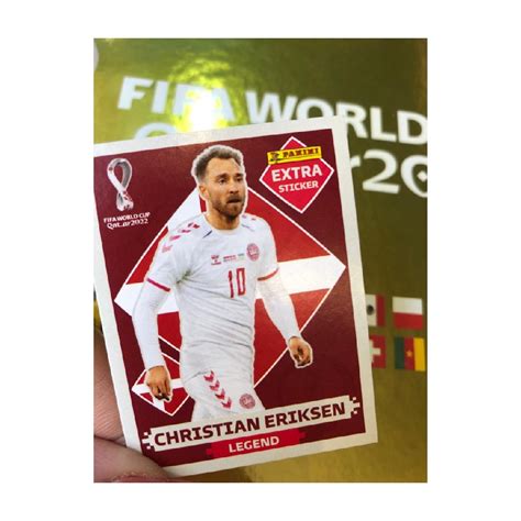 Figurinha Bordo Christian Eriksen Para Album Copa Shopee Brasil