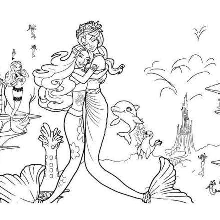 Coloriages Barbie et le Secret des Sirènes 60 coloriages Barbie