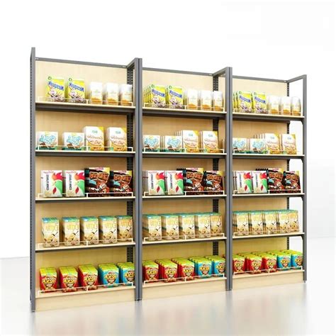 Factory Customized Supermarket Shelves For Retail Store Wooden Gondola