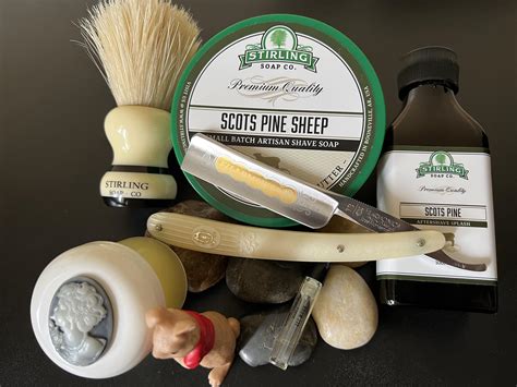 Sotd Stirling Soap Co “scots Pine Sheep” Shave Soap🐑🌲🌱 Rwickededge